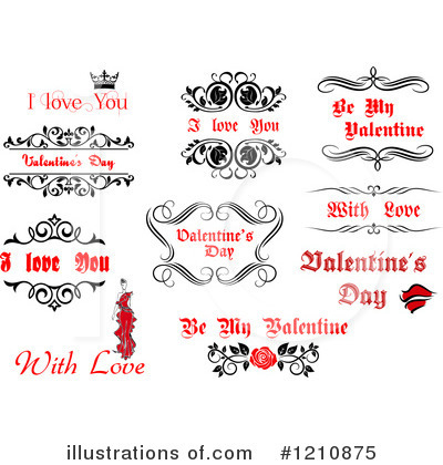 Royalty-Free (RF) Valentine Clipart Illustration by Vector Tradition SM - Stock Sample #1210875