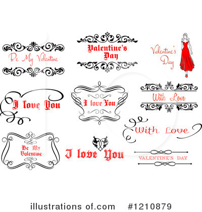 Royalty-Free (RF) Valentine Clipart Illustration by Vector Tradition SM - Stock Sample #1210879