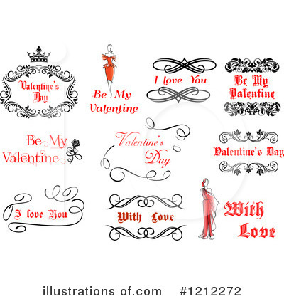Be My Valentine Clipart #1212272 by Vector Tradition SM