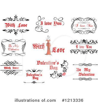 Royalty-Free (RF) Valentine Clipart Illustration by Vector Tradition SM - Stock Sample #1213336