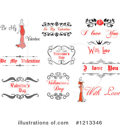 Royalty-Free (RF) Valentine Clipart Illustration by Vector Tradition SM - Stock Sample #1213346