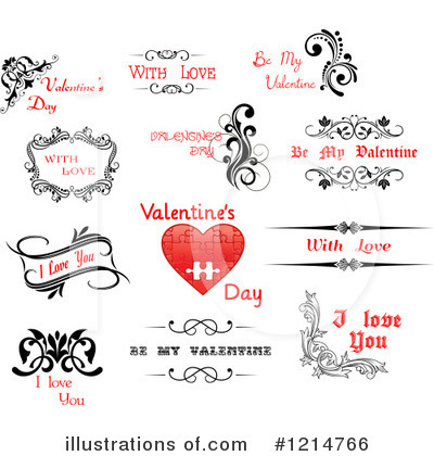 Royalty-Free (RF) Valentine Clipart Illustration by Vector Tradition SM - Stock Sample #1214766