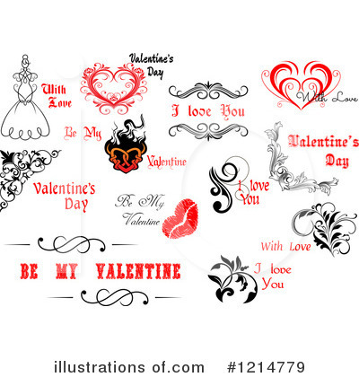 Royalty-Free (RF) Valentine Clipart Illustration by Vector Tradition SM - Stock Sample #1214779