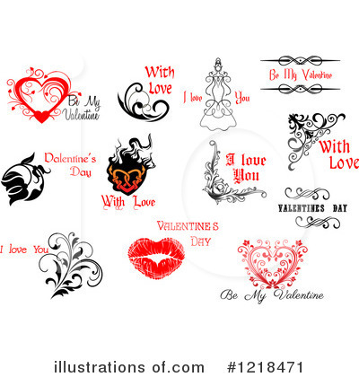 Royalty-Free (RF) Valentine Clipart Illustration by Vector Tradition SM - Stock Sample #1218471