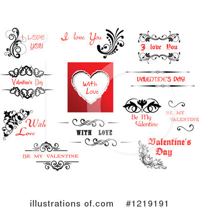 Royalty-Free (RF) Valentine Clipart Illustration by Vector Tradition SM - Stock Sample #1219191