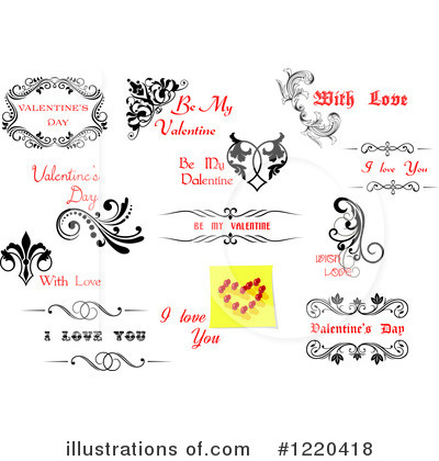 Be My Valentine Clipart #1220418 by Vector Tradition SM