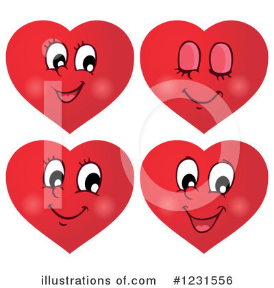 Royalty-Free (RF) Valentine Clipart Illustration by visekart - Stock Sample #1231556