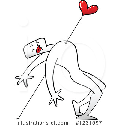 Royalty-Free (RF) Valentine Clipart Illustration by Zooco - Stock Sample #1231597