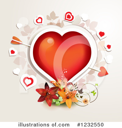 Royalty-Free (RF) Valentine Clipart Illustration by merlinul - Stock Sample #1232550