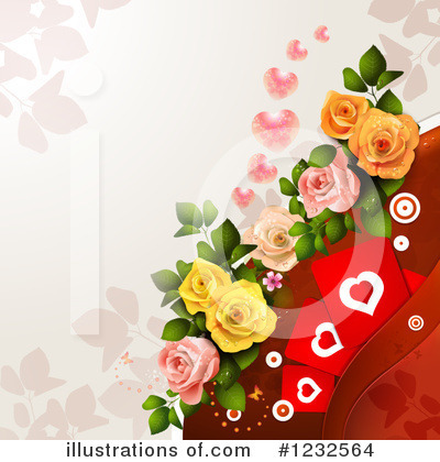 Royalty-Free (RF) Valentine Clipart Illustration by merlinul - Stock Sample #1232564