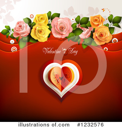 Royalty-Free (RF) Valentine Clipart Illustration by merlinul - Stock Sample #1232576