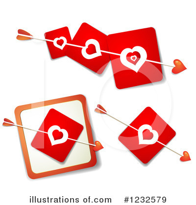 Royalty-Free (RF) Valentine Clipart Illustration by merlinul - Stock Sample #1232579