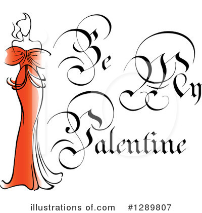 Be My Valentine Clipart #1289807 by Vector Tradition SM