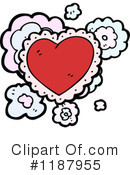 Valentine Heart Clipart #1187955 by lineartestpilot