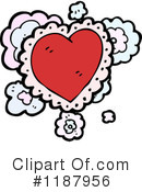 Valentine Heart Clipart #1187956 by lineartestpilot