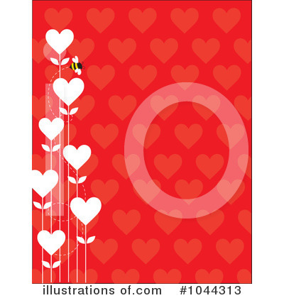 Valentine Background Clipart #1044313 by Maria Bell