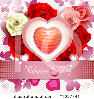 Royalty-Free (RF) Valentines Day Clipart Illustration by merlinul - Stock Sample #1097741