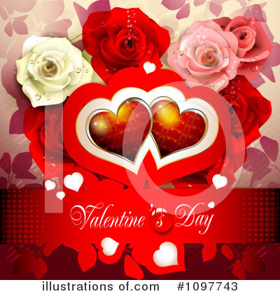 Royalty-Free (RF) Valentines Day Clipart Illustration by merlinul - Stock Sample #1097743