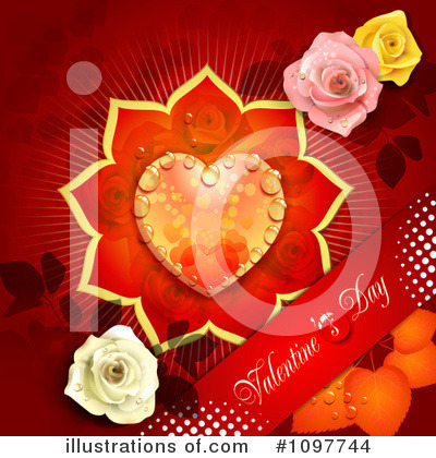 Royalty-Free (RF) Valentines Day Clipart Illustration by merlinul - Stock Sample #1097744