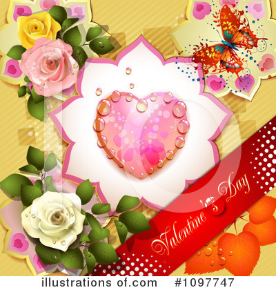 Royalty-Free (RF) Valentines Day Clipart Illustration by merlinul - Stock Sample #1097747