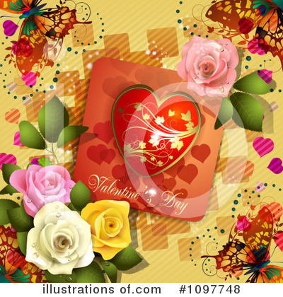 Royalty-Free (RF) Valentines Day Clipart Illustration by merlinul - Stock Sample #1097748