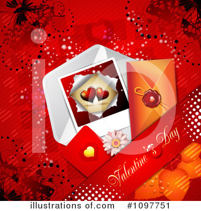 Royalty-Free (RF) Valentines Day Clipart Illustration by merlinul - Stock Sample #1097751