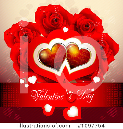 Royalty-Free (RF) Valentines Day Clipart Illustration by merlinul - Stock Sample #1097754