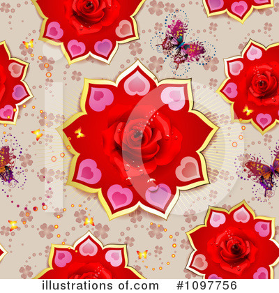 Royalty-Free (RF) Valentines Day Clipart Illustration by merlinul - Stock Sample #1097756