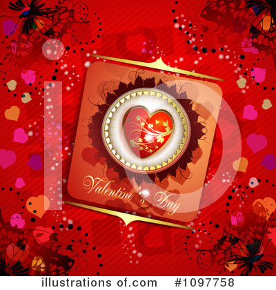Royalty-Free (RF) Valentines Day Clipart Illustration by merlinul - Stock Sample #1097758