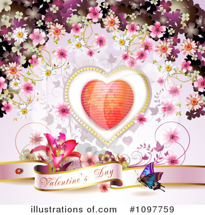 Royalty-Free (RF) Valentines Day Clipart Illustration by merlinul - Stock Sample #1097759