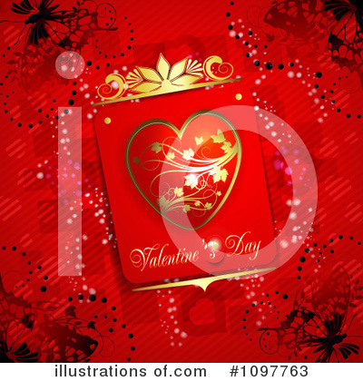 Royalty-Free (RF) Valentines Day Clipart Illustration by merlinul - Stock Sample #1097763