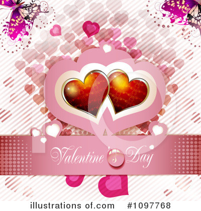 Royalty-Free (RF) Valentines Day Clipart Illustration by merlinul - Stock Sample #1097768
