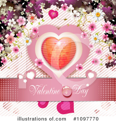 Royalty-Free (RF) Valentines Day Clipart Illustration by merlinul - Stock Sample #1097770