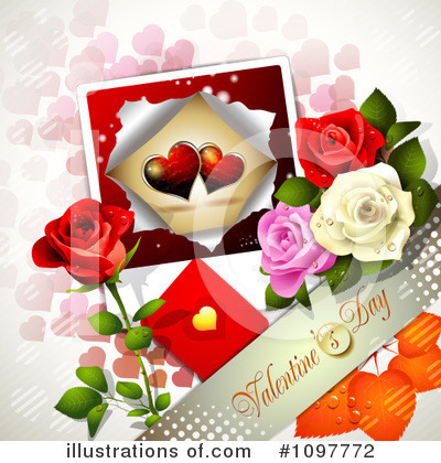 Royalty-Free (RF) Valentines Day Clipart Illustration by merlinul - Stock Sample #1097772