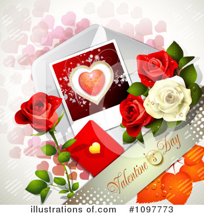 Royalty-Free (RF) Valentines Day Clipart Illustration by merlinul - Stock Sample #1097773