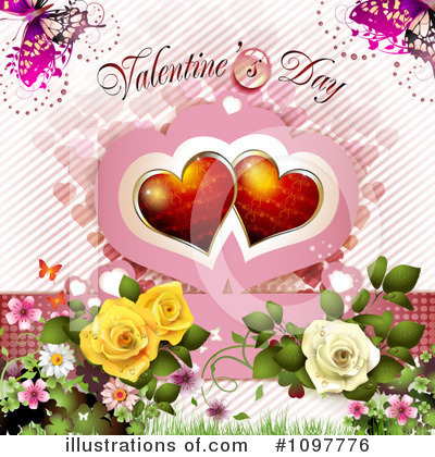 Royalty-Free (RF) Valentines Day Clipart Illustration by merlinul - Stock Sample #1097776