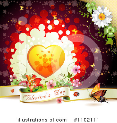 Royalty-Free (RF) Valentines Day Clipart Illustration by merlinul - Stock Sample #1102111