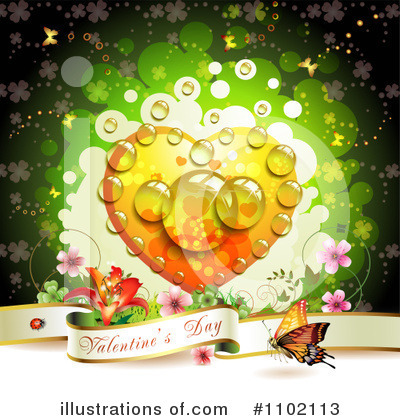 Royalty-Free (RF) Valentines Day Clipart Illustration by merlinul - Stock Sample #1102113
