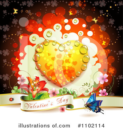 Royalty-Free (RF) Valentines Day Clipart Illustration by merlinul - Stock Sample #1102114