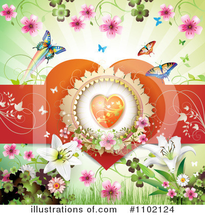 Royalty-Free (RF) Valentines Day Clipart Illustration by merlinul - Stock Sample #1102124