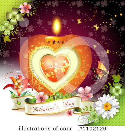 Royalty-Free (RF) Valentines Day Clipart Illustration by merlinul - Stock Sample #1102126