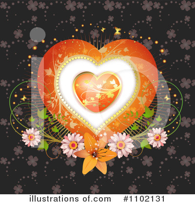 Royalty-Free (RF) Valentines Day Clipart Illustration by merlinul - Stock Sample #1102131