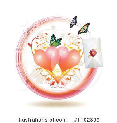 Royalty-Free (RF) Valentines Day Clipart Illustration by merlinul - Stock Sample #1102309
