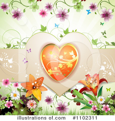 Royalty-Free (RF) Valentines Day Clipart Illustration by merlinul - Stock Sample #1102311