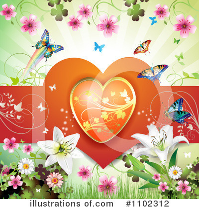 Royalty-Free (RF) Valentines Day Clipart Illustration by merlinul - Stock Sample #1102312