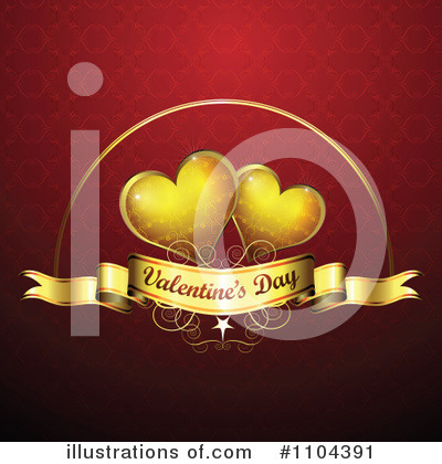 Royalty-Free (RF) Valentines Day Clipart Illustration by merlinul - Stock Sample #1104391