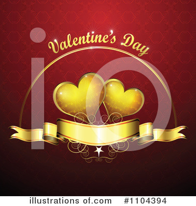 Royalty-Free (RF) Valentines Day Clipart Illustration by merlinul - Stock Sample #1104394