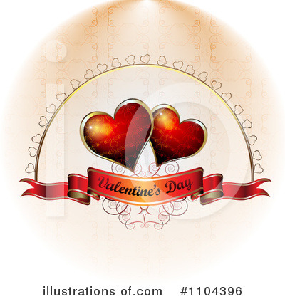 Royalty-Free (RF) Valentines Day Clipart Illustration by merlinul - Stock Sample #1104396