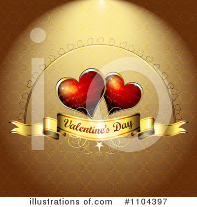 Royalty-Free (RF) Valentines Day Clipart Illustration by merlinul - Stock Sample #1104397