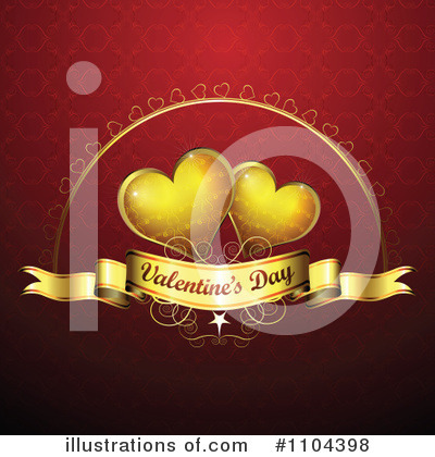 Royalty-Free (RF) Valentines Day Clipart Illustration by merlinul - Stock Sample #1104398